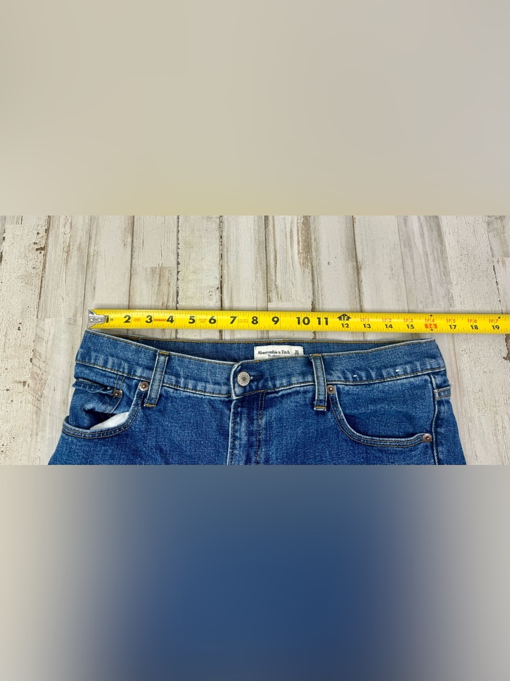 Abercrombie & Fitch Jeans 31/12L (32x29) The Skinny High Rise Blue - Picture 6 of 11